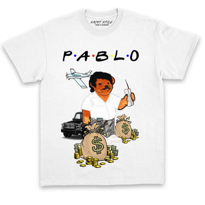 Tricou UNISEX PREMIUM Pablo Friends White