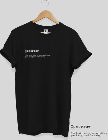 Tricou UNISEX MY TOMORROW Black