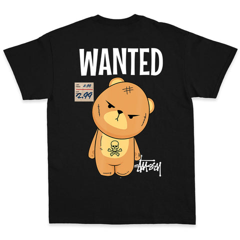 Tricou UNISEX WANTED BEAR Black